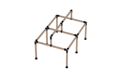 Foișor lemn 6x4m - Nordic