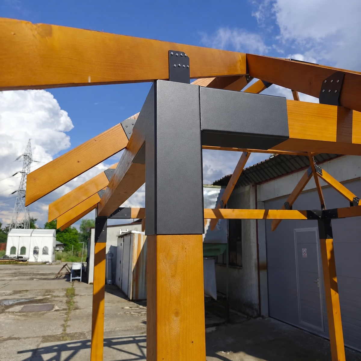 Foișor lemn 3x3m - Bucovina