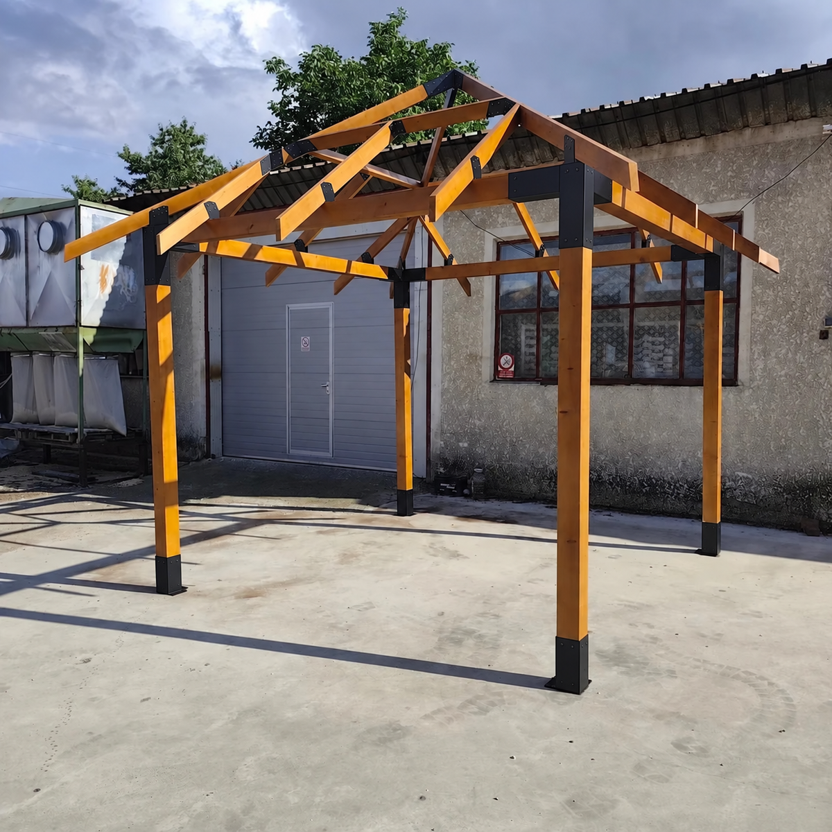 Foișor lemn 3x3m - Bucovina